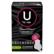 U by Kotex CleanWear Ultra Thin Feminine Pads with Wings  Heavy  28 Count For Cheap