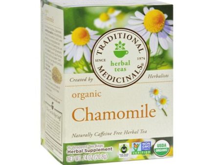 Traditional Medicinals, Tea Chamomile Org - 16bg Online now