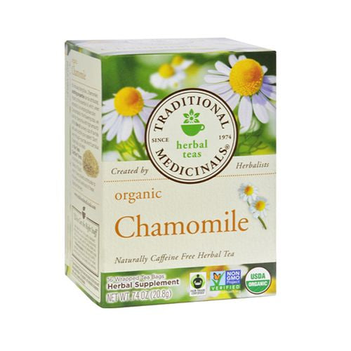 Traditional Medicinals, Tea Chamomile Org - 16bg Online now