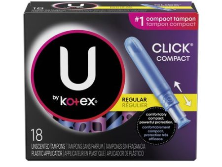 U BY KOTEX SUPER PREMIUM CLICK TAMPONS REGULAR ABSORBENCY Discount