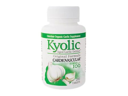 Aged Garlic Extract  Cardiovascular  Formula 100  200 Tablets  Kyolic Online Hot Sale