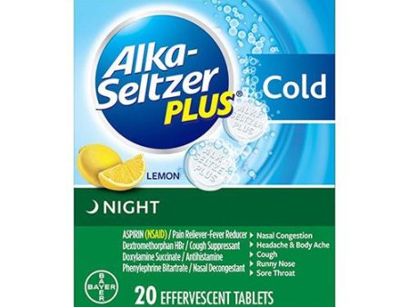 Alka-Seltzer Plus Multi-Symptom Cold Night   TABLET, EFFERVESCENT Online Hot Sale