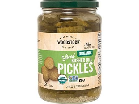 WOODSTOCK, PICKLES, SLICED KOSHER DILL Online Hot Sale