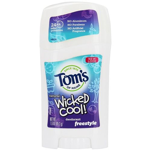 Tom s of Maine Wicked Cool! Boys Freestyle Deodorant 1.6oz Supply