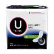 U by Kotex Clean & Secure Maxi Pads  Heavy Absorbency  22 Count Fashion