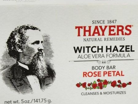 Thayers Body Bar - Witch Hazel and Rose Petal - 5 oz Online Sale