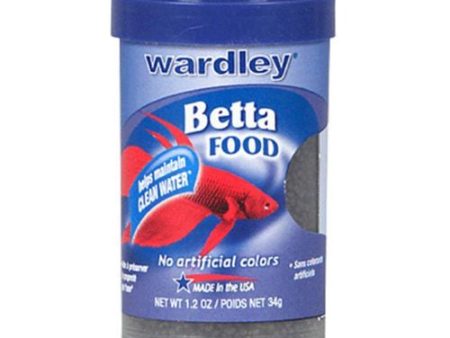 Wardley Betta Fish Food- 1.2-oz. Fashion