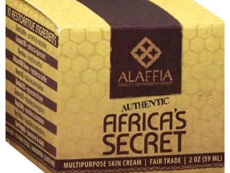 Alaffia Africa s Secret Multi-Use Balm  Unscented  2 oz For Discount