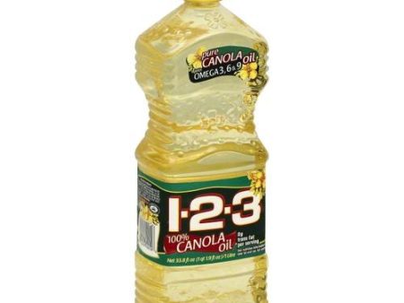 1-2-3 100% CANOLA OIL For Cheap