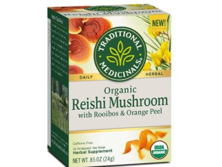 Traditional Medicinals, Reishi Mushroom Caffeine Free, Tea Bags, 16 Count Supply