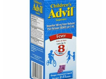 Advil Children s Fever Reducer Pain Reliever Liquid Grape Flavored - 4 oz Fashion