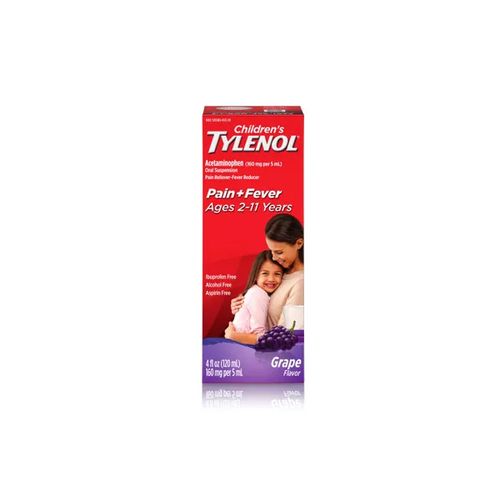 TYLENOL Children s Oral Suspension Grape Splash Flavor 4 oz Cheap