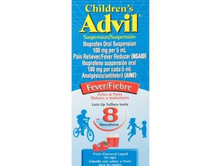 Advil Children s 100 Mg Children s Ibuprofen  Liquid Pain Reliever and Fever Reducer for Ages 2-11  Fruit  4 fl. Oz. Sale