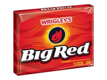 Wrigley s Big Red Cinnamon Gum  single pack on Sale