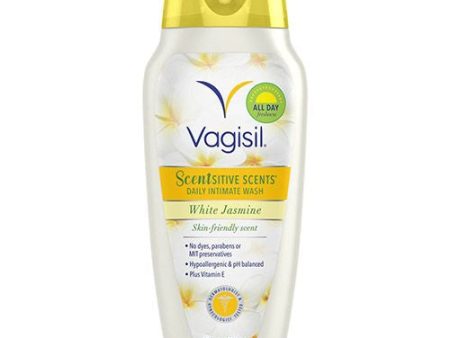 Vagisil Scentsitive Scents Feminine Wash  White Jasmine  12 oz  1 Pack For Sale