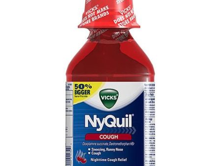 Vicks NyQuil Cough Nighttime Cough Relief, 12 Fl Oz Hot on Sale