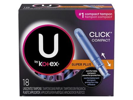 U BY KOTEX SUPER PREMIUM CLICK TAMPONS SUPER PLUS ABSORBENCY Sale