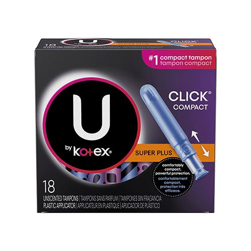 U BY KOTEX SUPER PREMIUM CLICK TAMPONS SUPER PLUS ABSORBENCY Sale