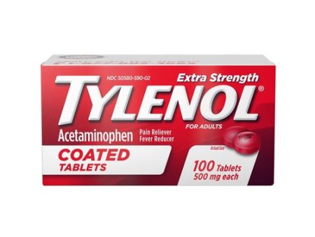 Tylenol Caplet Extra Strenght - 100 Supply