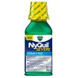 Vicks NyQuil SEVERE Cough Cold and Flu Nighttime Relief Liquid, 8 Fl Oz - Relieves Nighttime Sore Throat, Fever, and Congestion Online