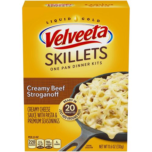 Velveeta Kraft Cheesy Skillets Dinner Kit Box, Creamy Beef Stroganoff, 11.6 Ounce (B00BPF4NEI) Online Sale