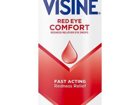 Visine Red Eye Comfort Redness Relief Eye Drops  0.5 fl. oz For Sale