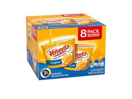 Velveeta Original Microwavable Shells & Cheese Cups 8-2.39 oz cups (B00WI0T5AQ) For Cheap