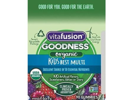 VITAFUSION GOODNESS VITAMIN GUMMY KIDS MULTI, 90 Ounce For Sale