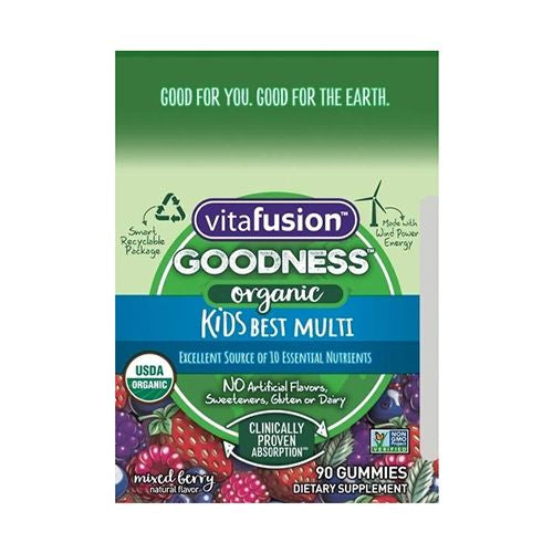 VITAFUSION GOODNESS VITAMIN GUMMY KIDS MULTI, 90 Ounce For Sale