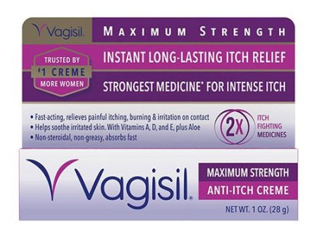 Vagisil Maximum Strength Anti-Itch Cream  1 oz Online