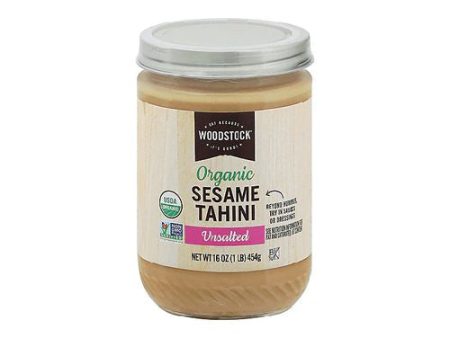 WOODSTOCK, ORGANIC UNSALTED SESAME TAHINI Online Sale