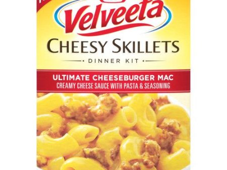 Velveeta Cheesy Skillets Ultimate Cheeseburger Mac Dinner Kit, 12.86 oz Box Sale