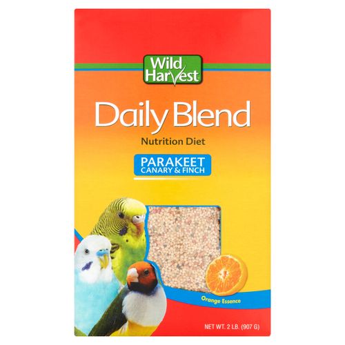 Wild Harvest Daily Blend Bird Food for Parakeet  Canary & Finch  2 lb Discount