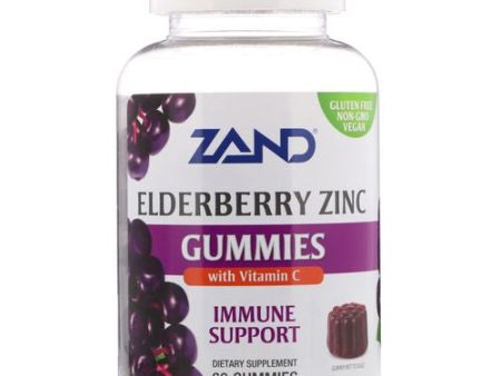 Zand Immunity Gummies | Immune Support for Adults & Kids with Vitamin C  Acerola & Rose Hips (Elderberry Zinc  60 CT) Fashion