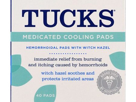 Tucks 40ct Hemorrhoid Medicated Cooling Pads with Witch Hazel Discount