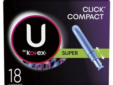 U BY KOTEX SUPER PREMIUM TAMPONS CLICK SUPER ABSORBENCY Online now