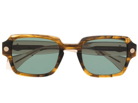 Tortoiseshell Square-Frame Sunglasses For Discount