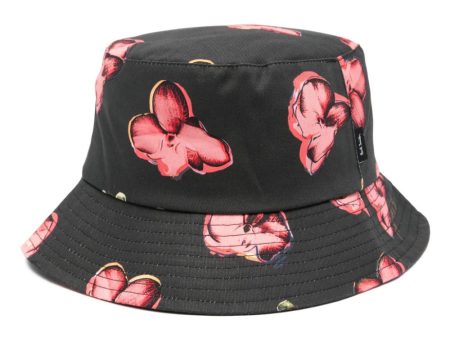 Floral Twill Bucket Hat Hot on Sale