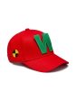 W-Appliqué Baseball Cap Hot on Sale