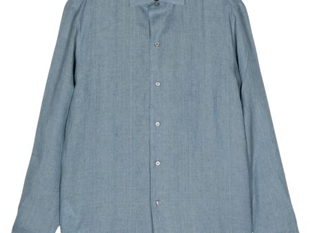 Long-Sleeve Linen Shirt Sale