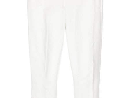 Cropped Slim-Cut Trousers Fashion