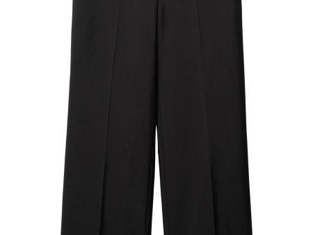 Straight-Leg Wool-Blend Trousers Cheap