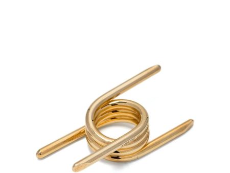 Gold-Plated Wrap-Around Ring For Discount