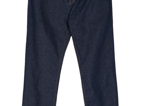 Mid-Rise Straight-Leg Trousers on Sale