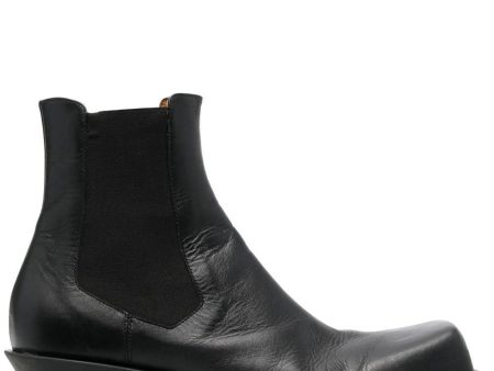 Black Leather Chelsea Boots Sale